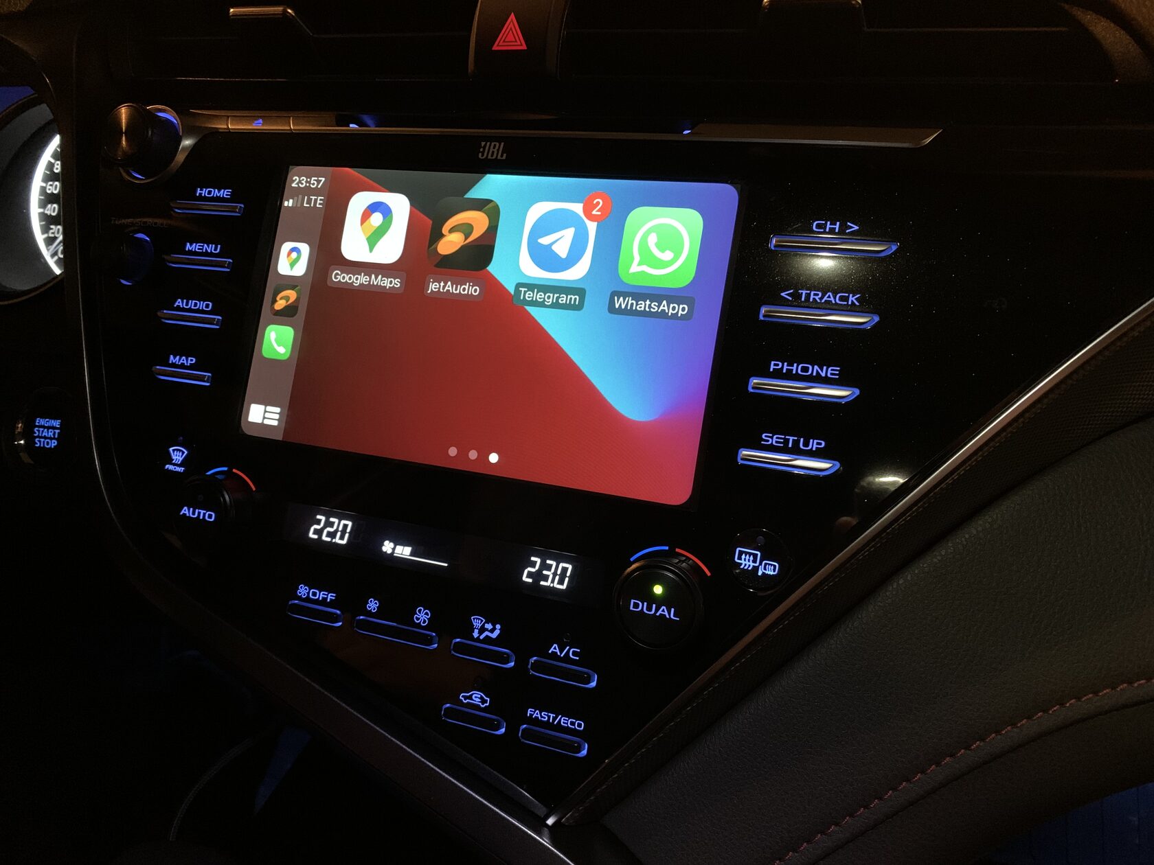 CarPlay и Android Auto в твоей Toyota Camry70 в Алматы, на  Autoelectronica.kz